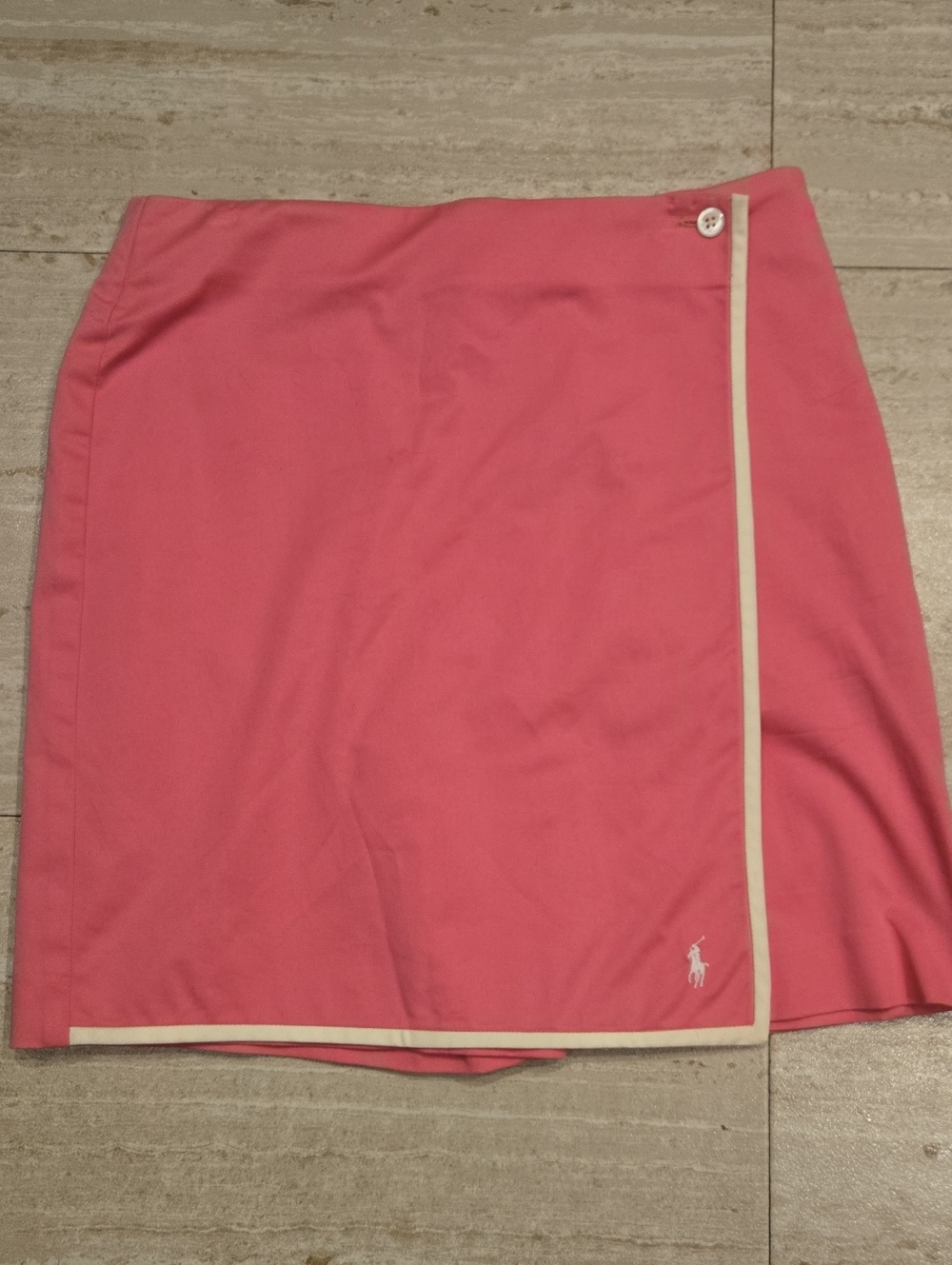 Ralph Lauren Golf Pink Skort with Contrast Trim